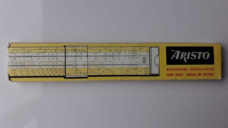 image for Aristo Slide Rule - Vintage German Slide Rules Junior 0903 with instruction