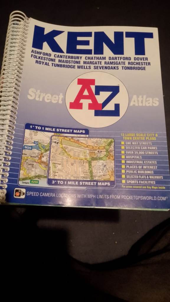Kent street atlas A-Z edition 6 2016