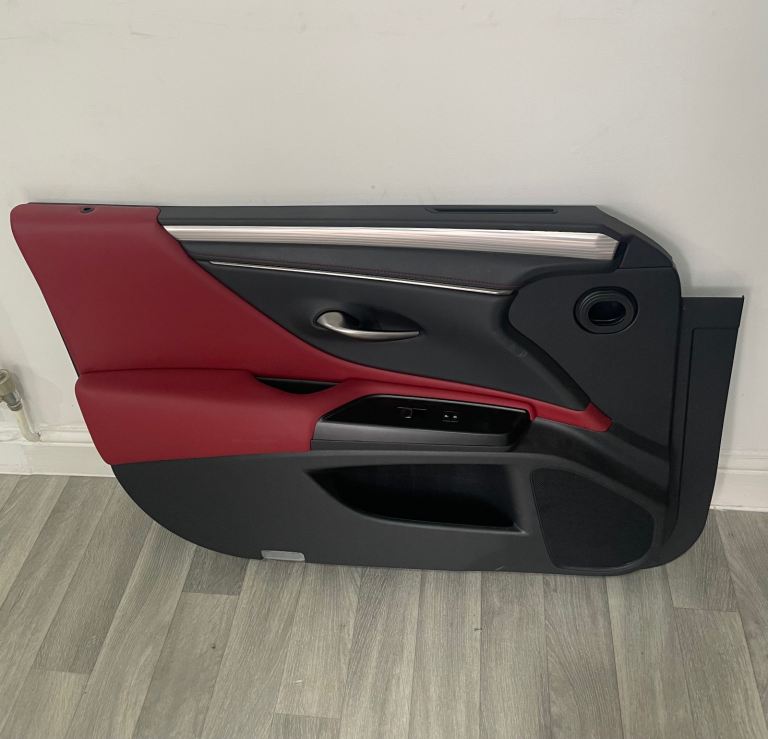 Lexus ES300H Front Left Passenger Side Door Card Trim Red 2019-24