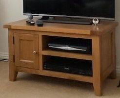 Solid Oak TV unit