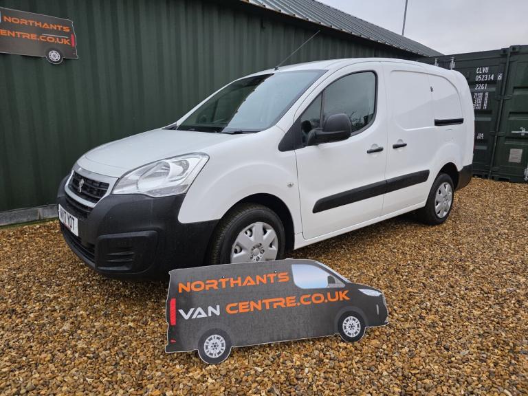 2017 Peugeot Partner 750 S 1.6 BlueHDi 100 Van [non Start Stop] * PLUS VAT *  PANEL VAN Diesel Ma...
