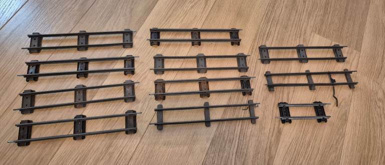 Vintage Hornby 0 Gauge train track - straight pieces