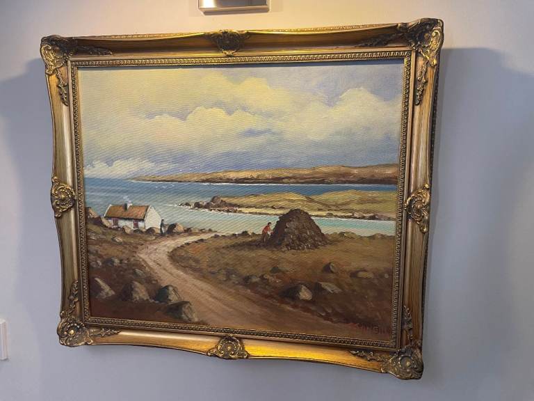 Large Donegal Oil Painting by JJ O'Neill