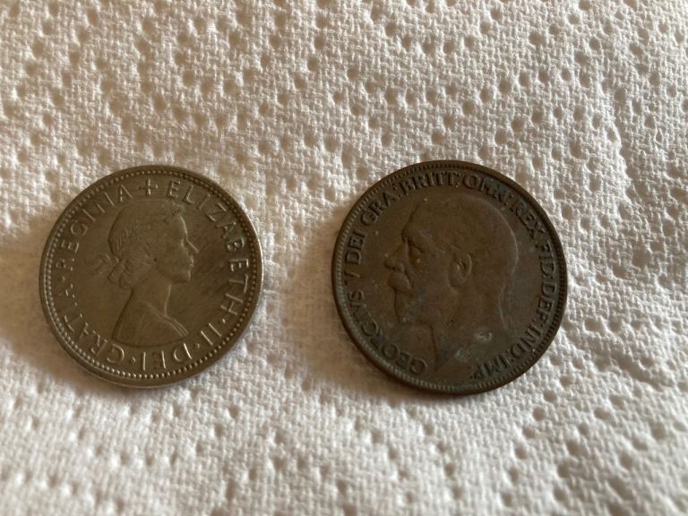 Two Vintage Coins ONLY £2 THE PAIR 