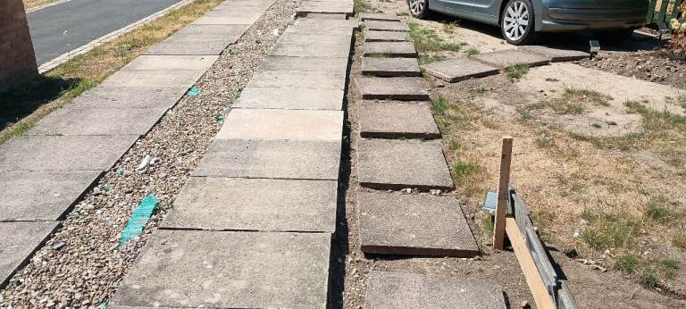 Free Slabs for Patio & Driveway 