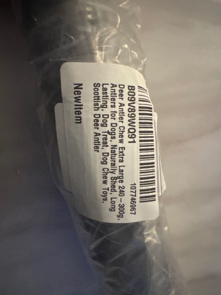 Deer Antler Dog Chew Brand New