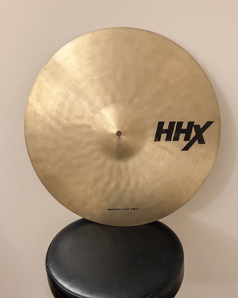 Sabian HHX crash - Manhattan Crash - 18" cymbal