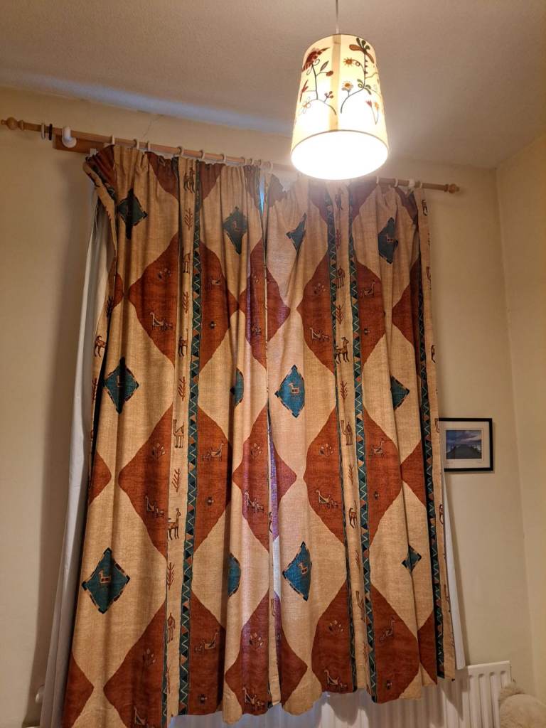 Bedroom curtains for child's room
