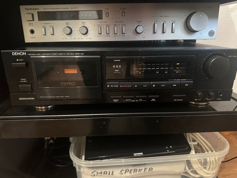 Denon DRM-510 Stereo Cassette Tape Deck - Good Condition