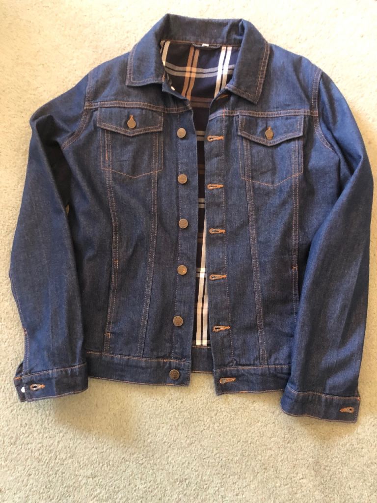 Denim jacket new/never worn 15/16 yrs