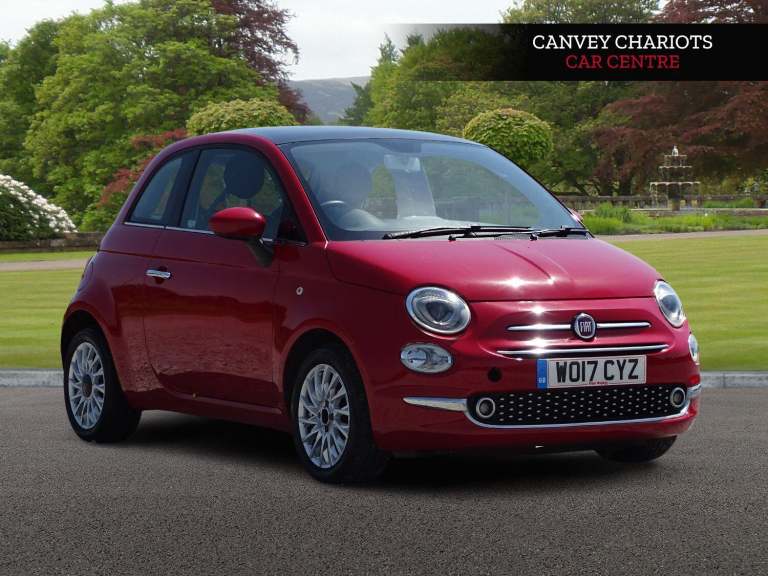 2017 Fiat 500 1.2 Lounge Euro 6 (s/s) 3dr HATCHBACK Petrol Manual