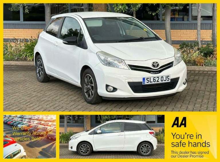 2012 Toyota Yaris 1.0 VVT-i Edition Euro 5 3dr HATCHBACK Petrol Manual