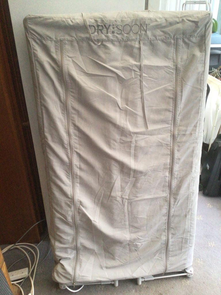 Dry soon 3 tier heated airer deluxe with cover