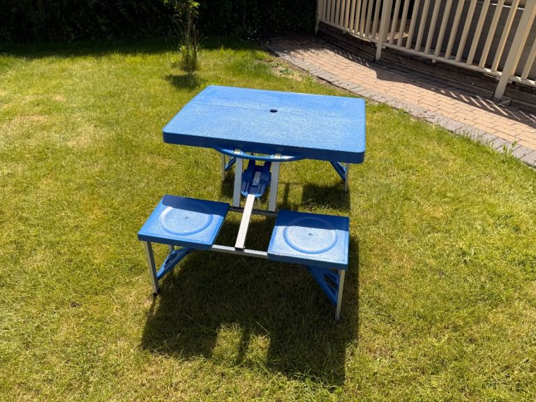 Folding Camping Picnic Table and Stools