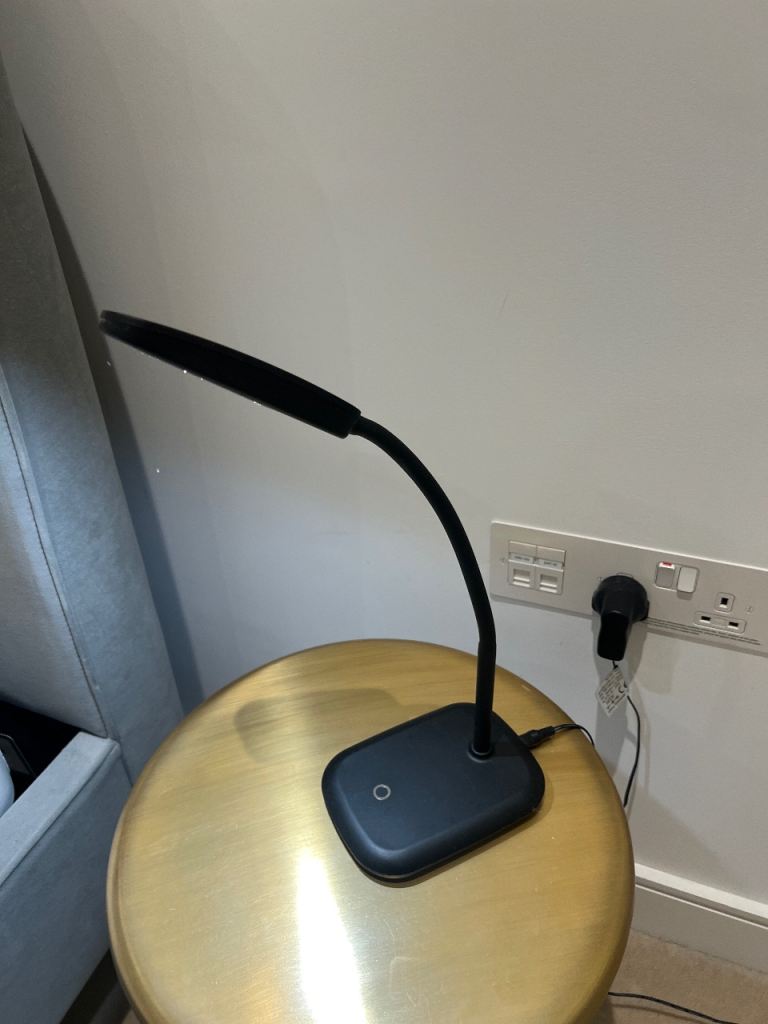 Argos Black LED Desk Lamp with Flexible Gooseneck