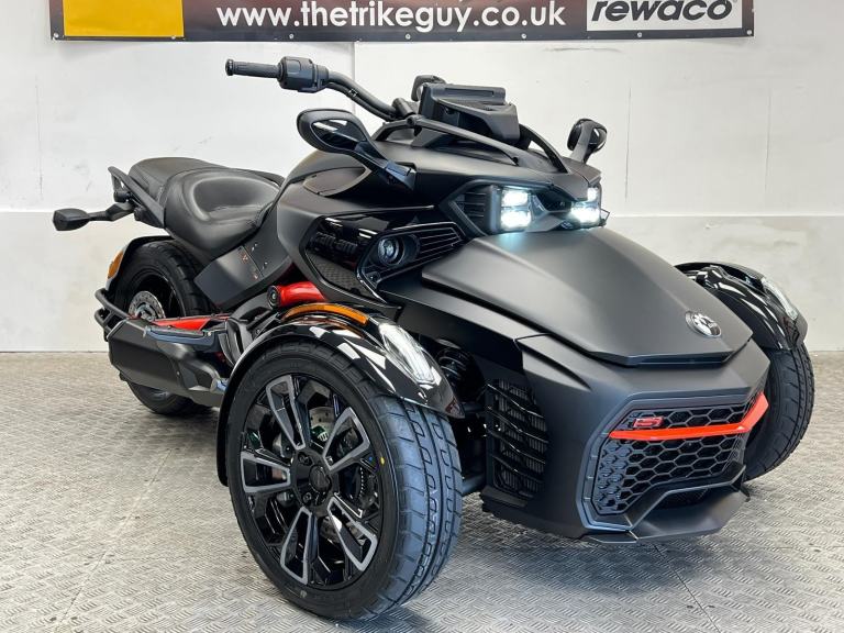 2026 Can-Am Spyder F3-S Trike Monolith Black - In Stock & Available Now