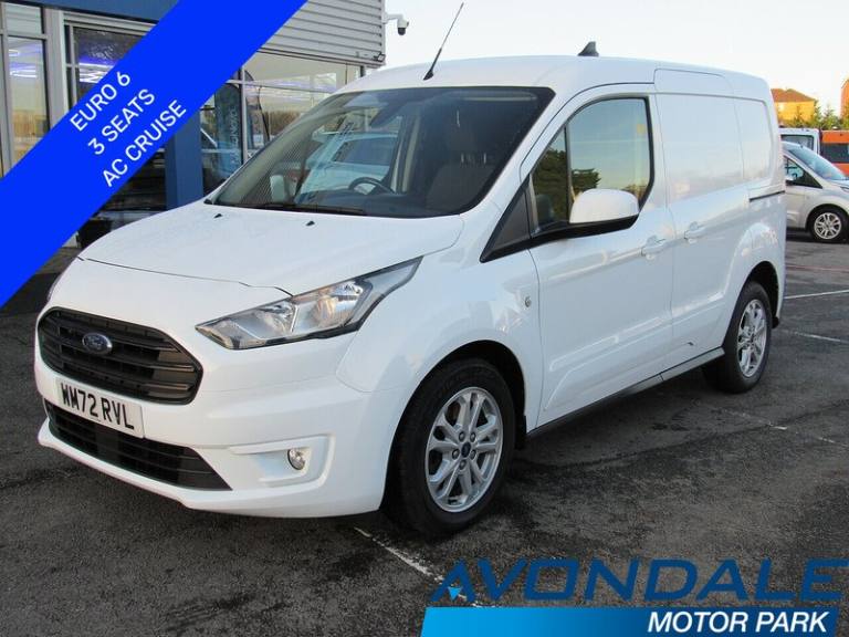 2023 Ford Transit Connect 240 EcoBlue Limited L1 SWB EURO 6 WHITE VAN 1.5 5dr Panel Van Manual Di...