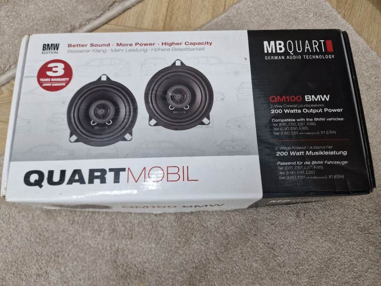 NEW MB QUARTZ QM100 BMW SPEAKERS
