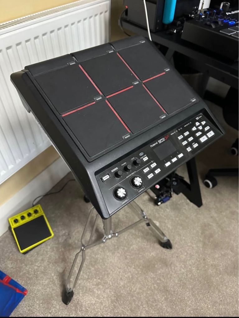 Roland SPD-SX Sampling Pad with Stand and Power Supply