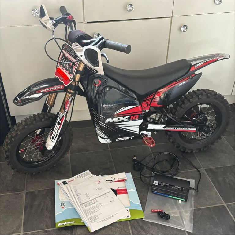 Oset mx 10 electric motorcross bike ktm e3 e5 sur ron hyper bee Revvi 