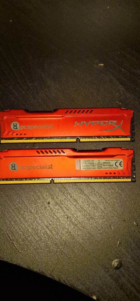 Kingston HyperX Fury 16GB (2x8GB) DDR3 1600MHz RAM – Tested & Working 