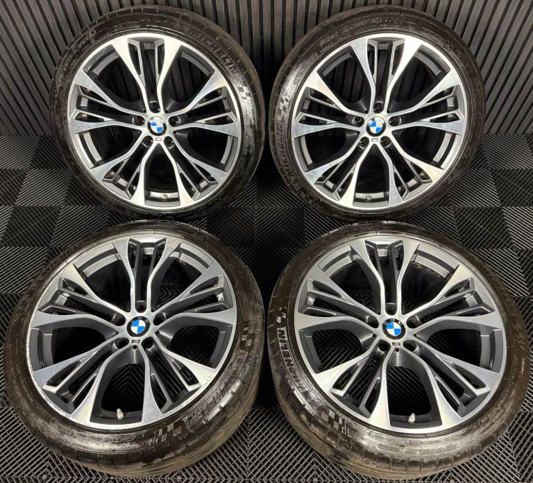 image for 21'' GENUINE BMW X5 F15 599 X6 F16 M SPORT ALLOY WHEELS TYRES ALLOYS