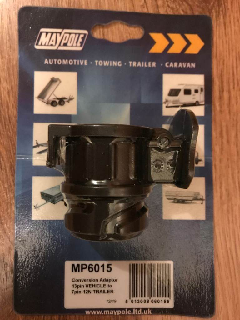 13-Pin to 7-Pin Vehicle to Trailer Adaptor