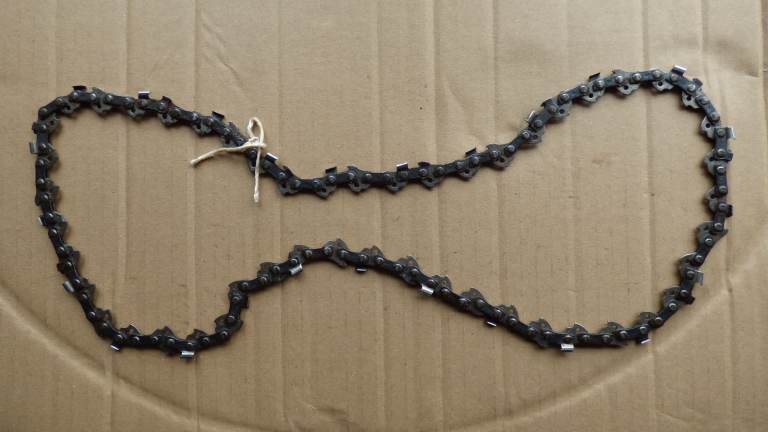 USED GENUINE STIHL CHAINSAW CHAIN 3/8 inch 0.043 inch 1.1mm 50 LINKS FOR 14 inch BAR