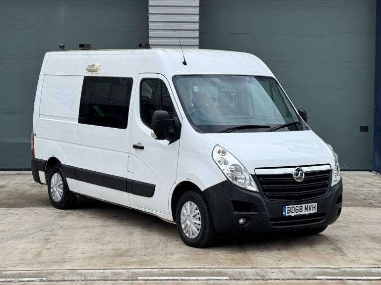 VAUXHALL MOVANO 2.3 CDI MWB L2 H2 2019 (68) WELFARE UNIT MESSVAN CREW CAB 6 SEAT