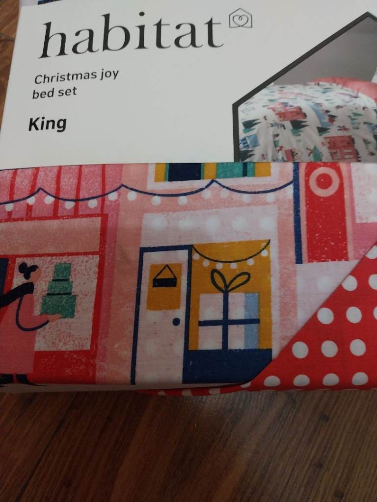 Xmas king size duvet set