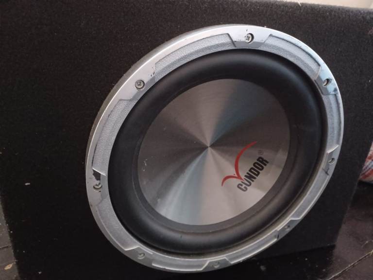 Car sub bass box. Very deep bass. 