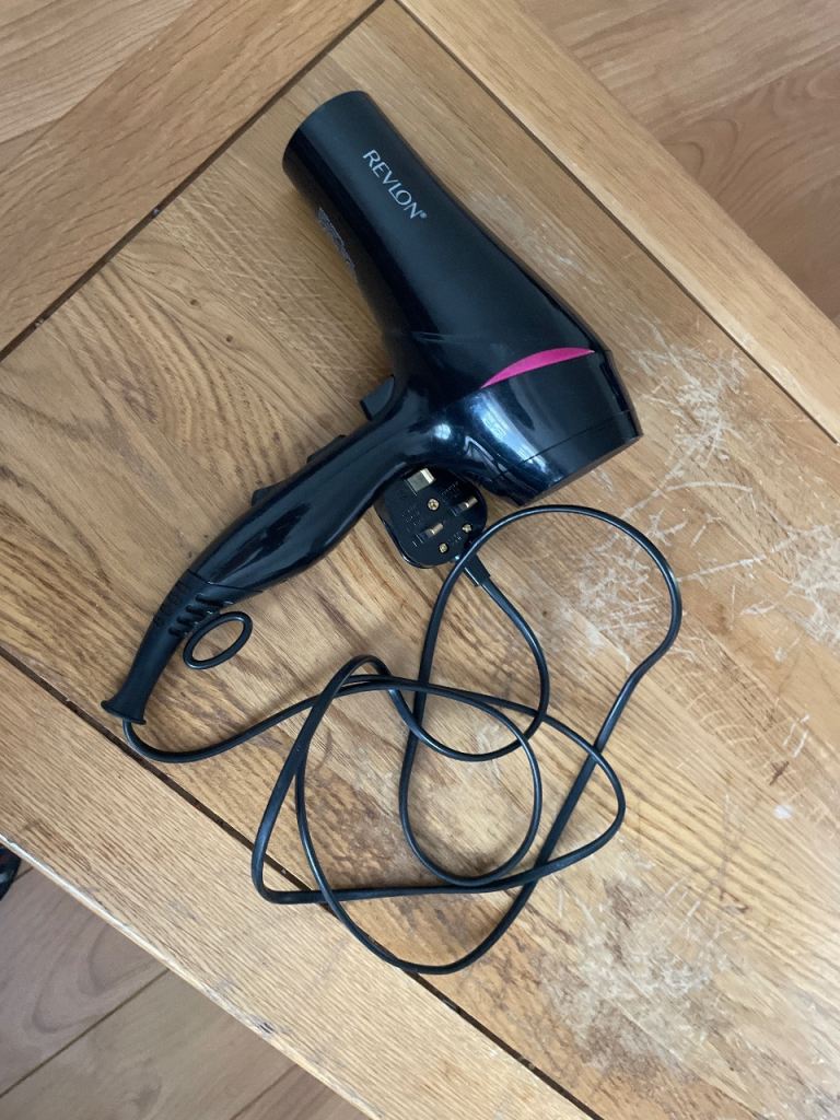 Revlon Hair Dryer – Black, Good Condition