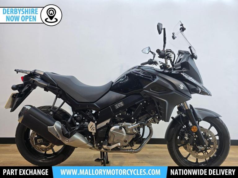 Suzuki V-Strom 650 Black 2020 - Centre Stand, Clear Screen **LOW MILEAGE**