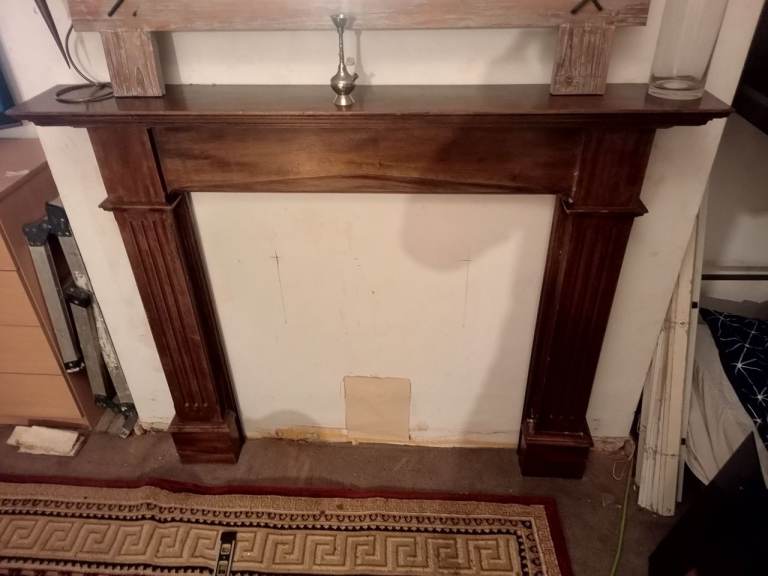 Wooden Fire Surround / Mantelpiece - Good Condition