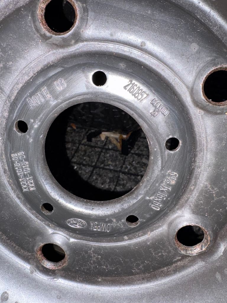 Ford transit custom steel wheels and tyres 