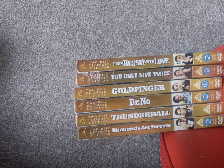 James Bond Sean Connery Ultimate Edition DVD Collection - 6 Films
