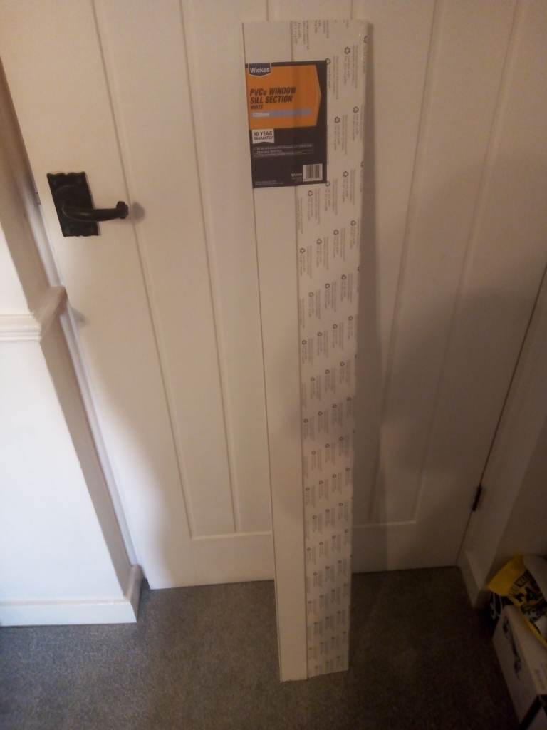 PVCU window sil white