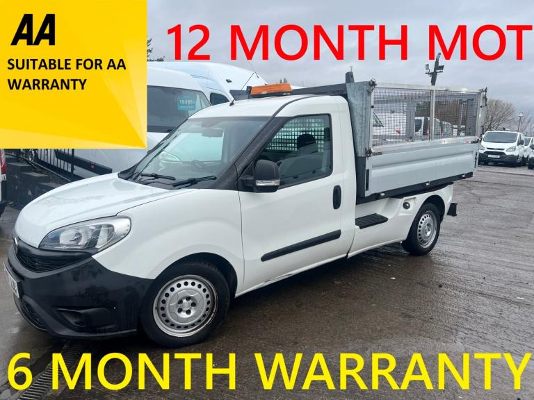 2017 Fiat Doblo 1.6 Multijet 16V Work Up Dropside Start Stop CHASSIS CAB Diesel Manual