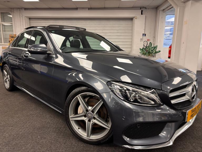 STUNNING MERCEDES C220d AMG LINE (PREMIUM) DIESEL AUTO EURO 6 4 DR ***[Email address removed. Cli...