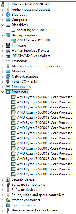 BARGAIN 2K VR GAMING PC RYZEN 7 RX 7600 RAM 16GB SSD 1TB COMPUTER AI WORKSTATION DESKTOP WIN11