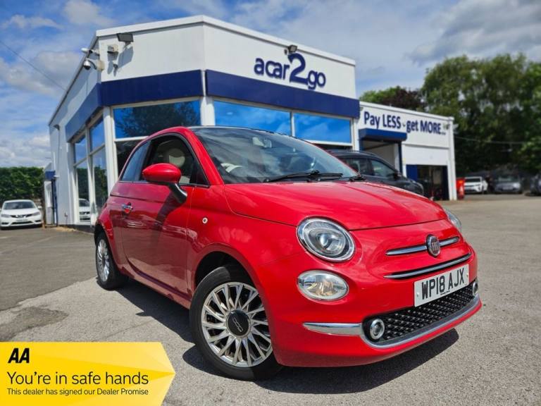 2018 Fiat 500 1.2 Lounge Hatchback 3dr Petrol Manual Euro 6 (s/s) (69 bhp) Hatchback Petrol Manual