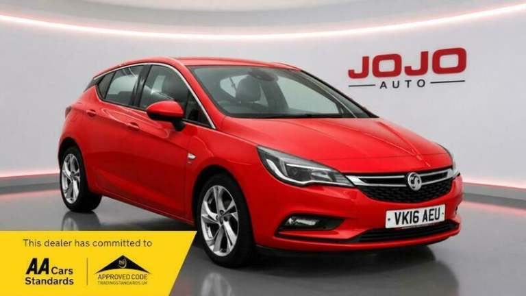 2016 Vauxhall Astra 1.0i Turbo ecoFLEX SRi Hatchback 5dr Petrol Manual Euro 6 (s/s) (105 ps) HATC...
