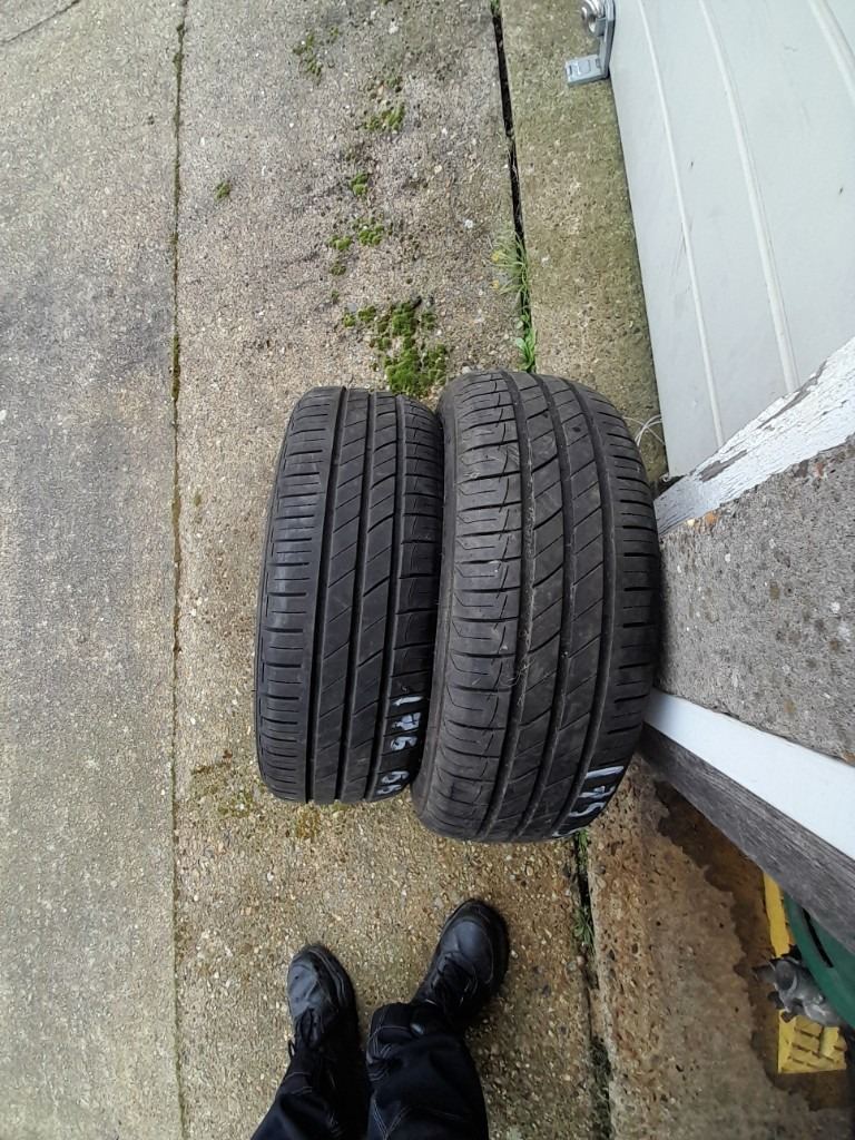 Pair of 175 55 15 Tyres with 7mm Tread in West London Area