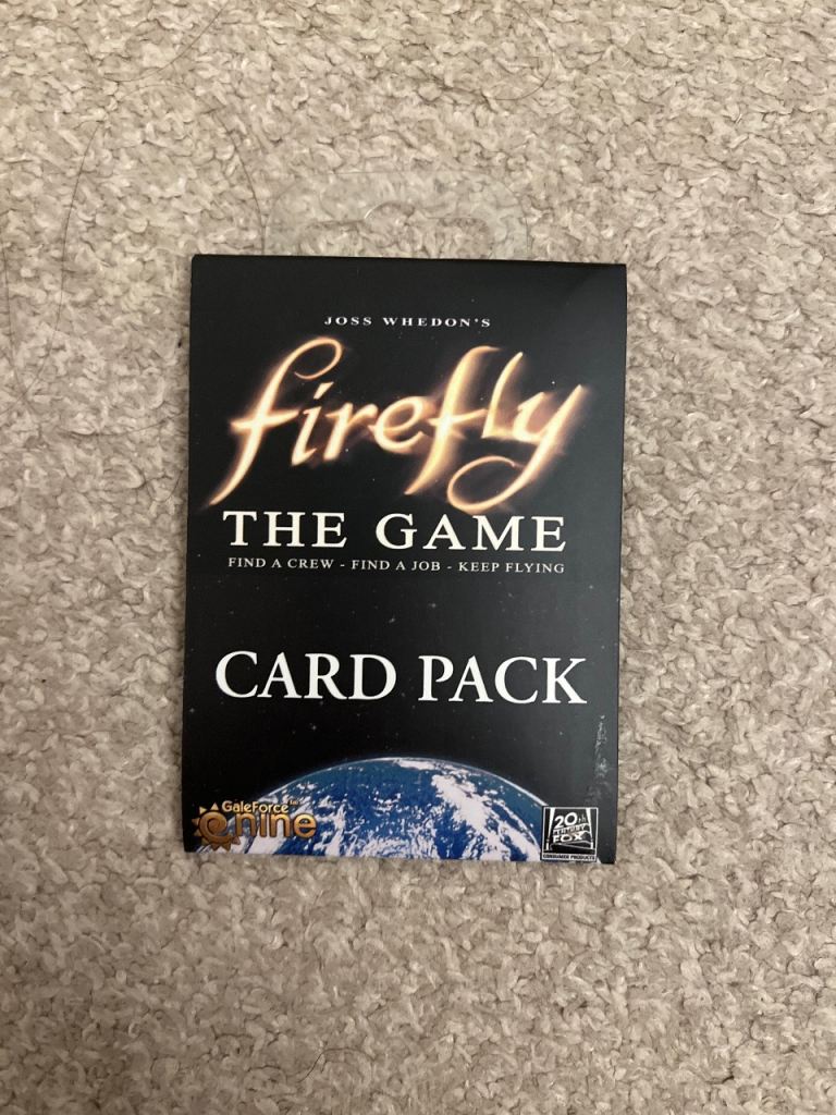 Firefly - The Game Card Pack (NEW)