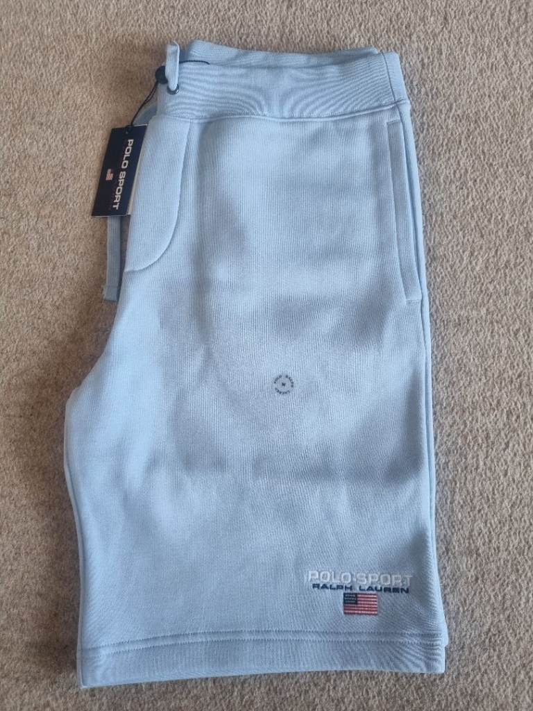 Polo Sport Ralph Lauren Men's Shorts - Light Blue, Size M, New with Tags