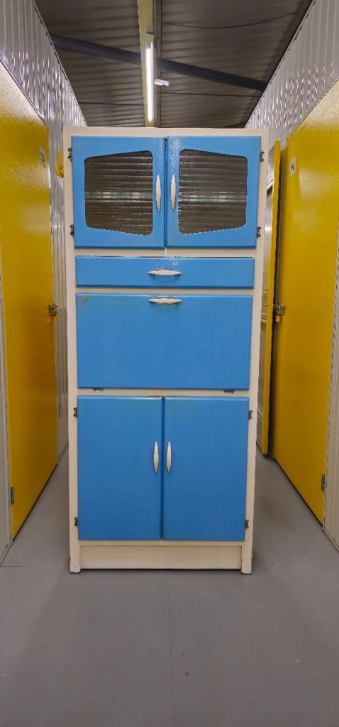 Original 1950's English Kitchen Cabinet Larder