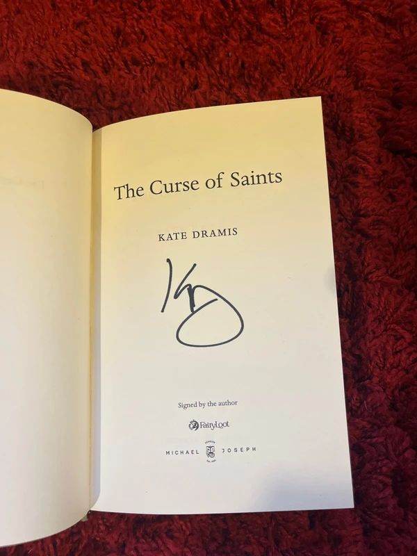 The Curse of Saints – Kate Dramis | FAIRYLOOT Special Edition | YA Fantasy Hardback