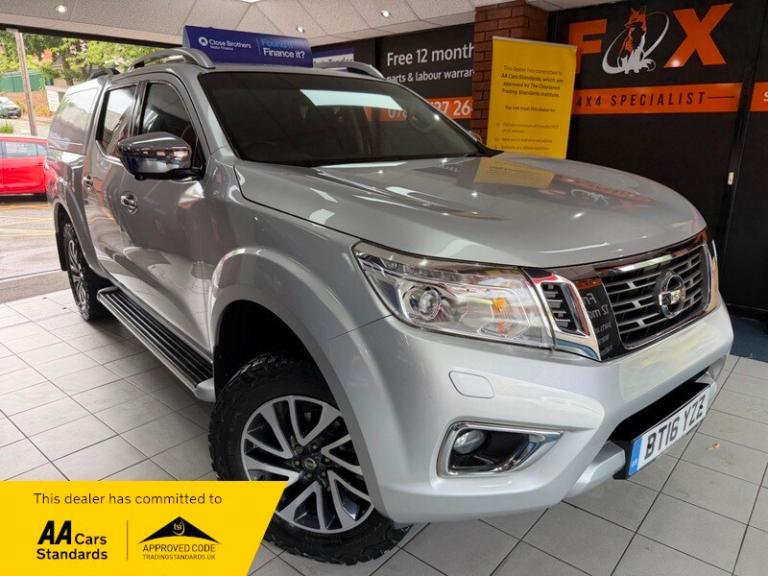 No VAT, 16 reg Nissan Navara 2.3 Dci Tekna with colour coded Truckman canopy.