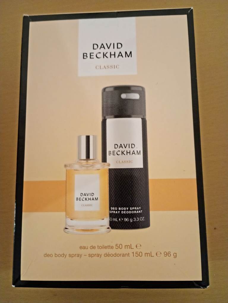 David Beckham Classic Aftershave and Deodorant gift set