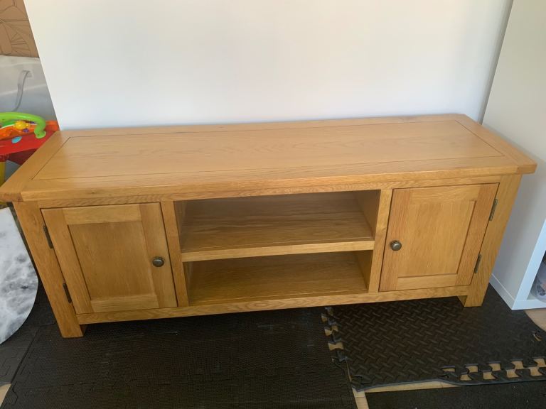 Argos oak tv unit